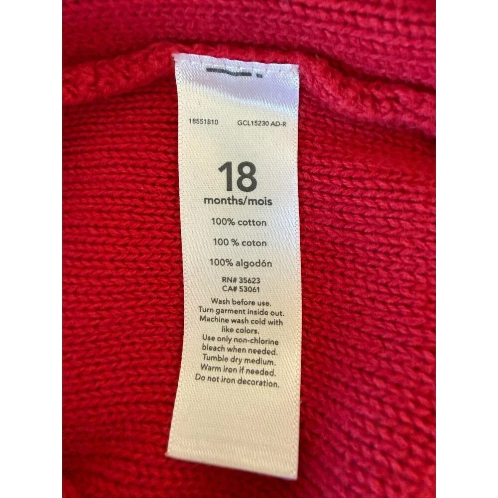 Carter's Girls Sweater Dress and Jeggings Leggings Size 18 Months Fall Winter